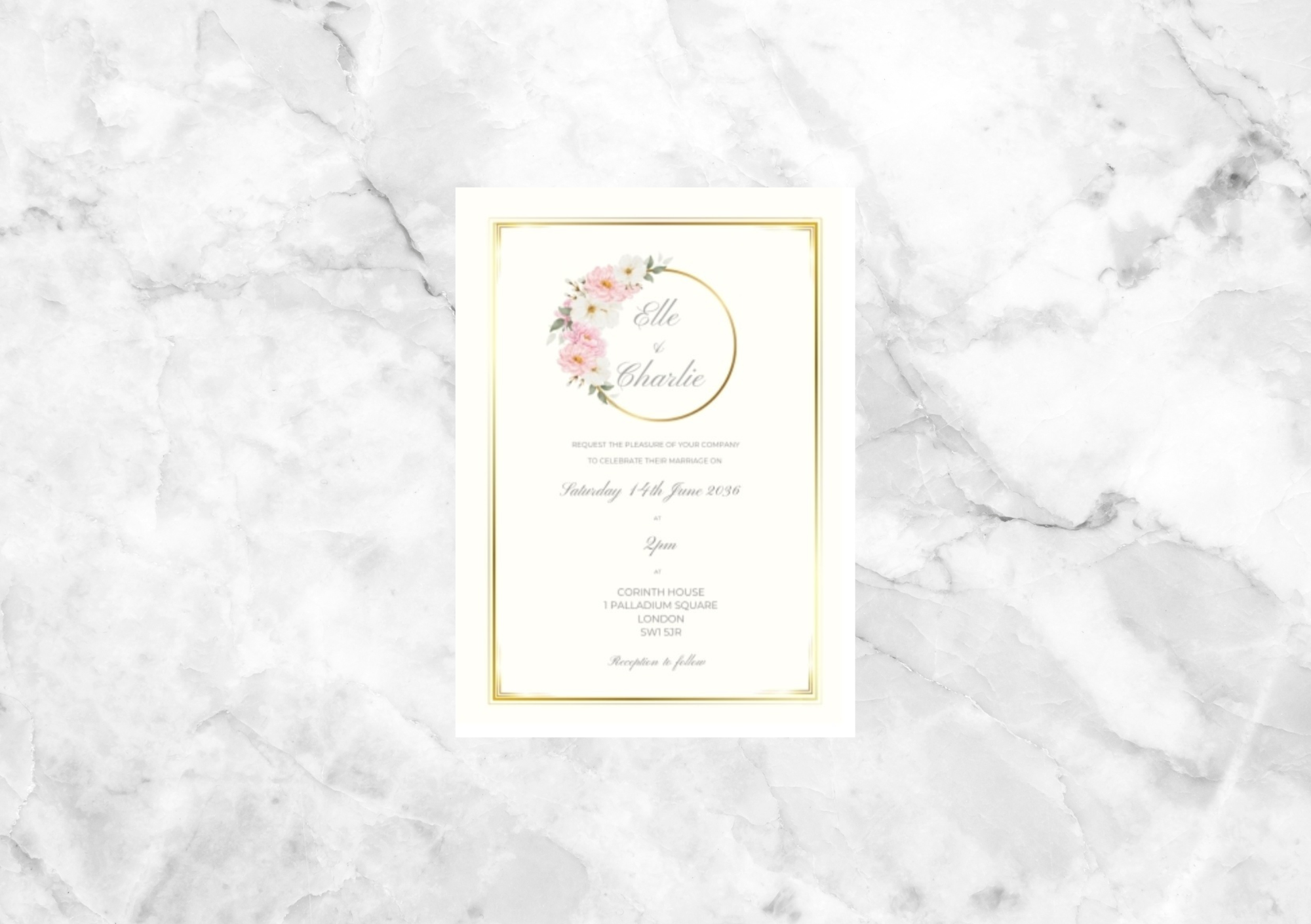 Encircled Wedding Invitation Suite