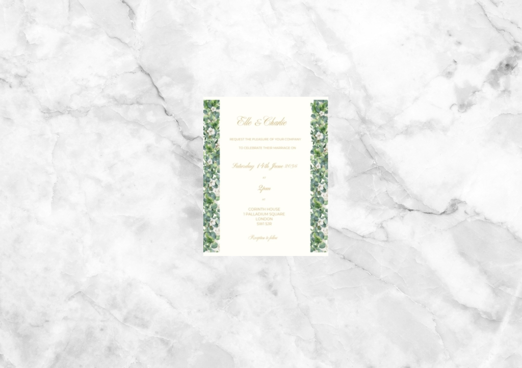 Woodland Wedding Invitation Suite