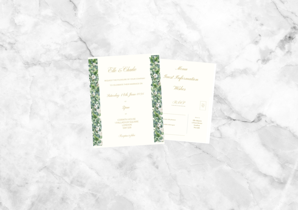 Woodland Wedding Invitation Suite