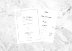 Peony Wedding Invitation Suite