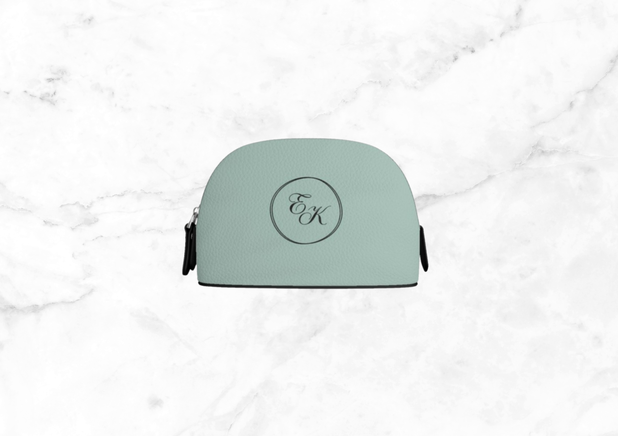 Duo II Monogram Personalised Nappa Leather Makeup Bag