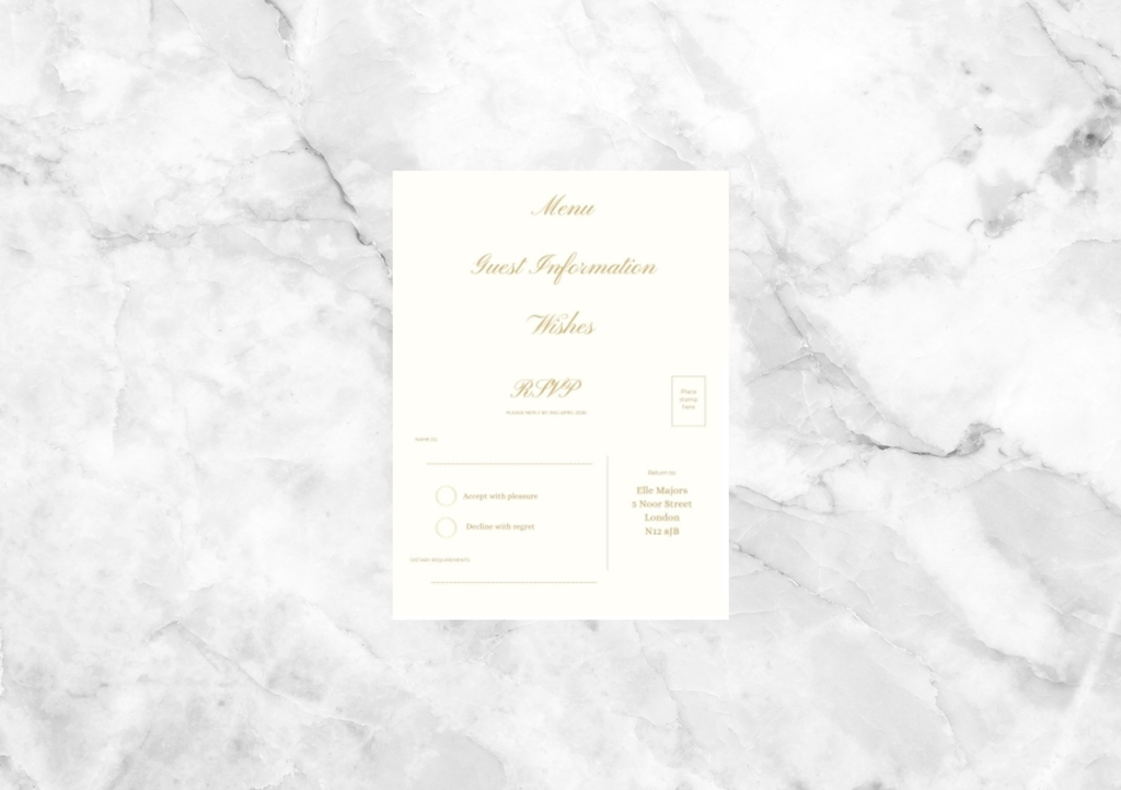 Bloom Wedding Invitation Suite