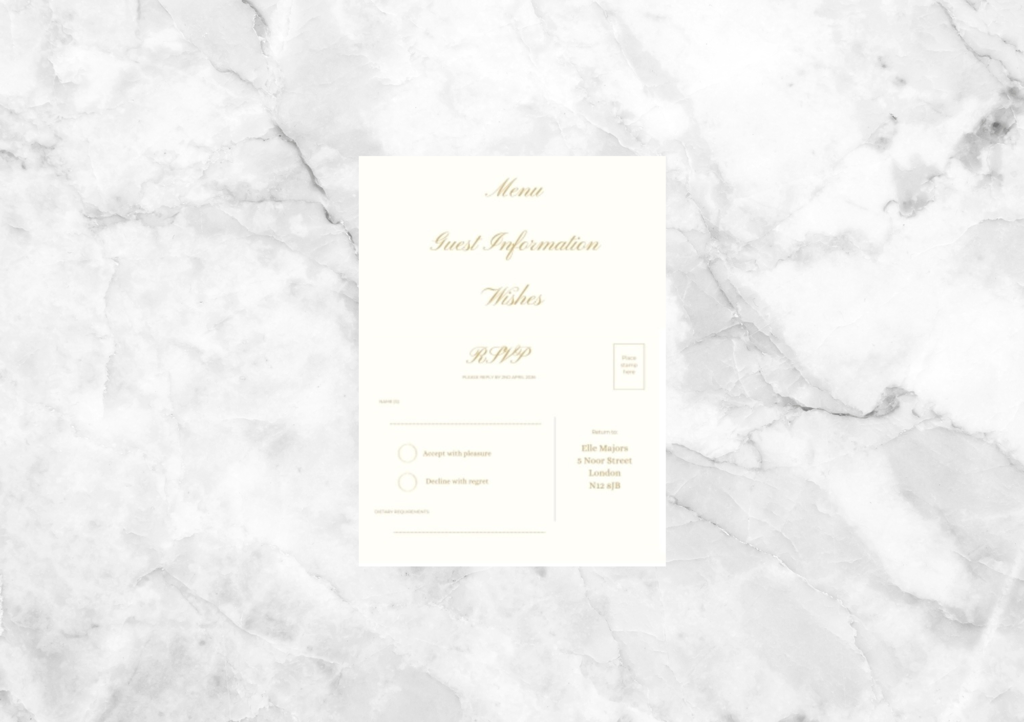Bloom Wedding Invitation Suite