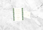 Woodland Wedding Invitation with RSVP Card
