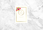 Bloom Folded Wedding Invitation