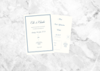 Blake Wedding Invitation Suite (Blue)