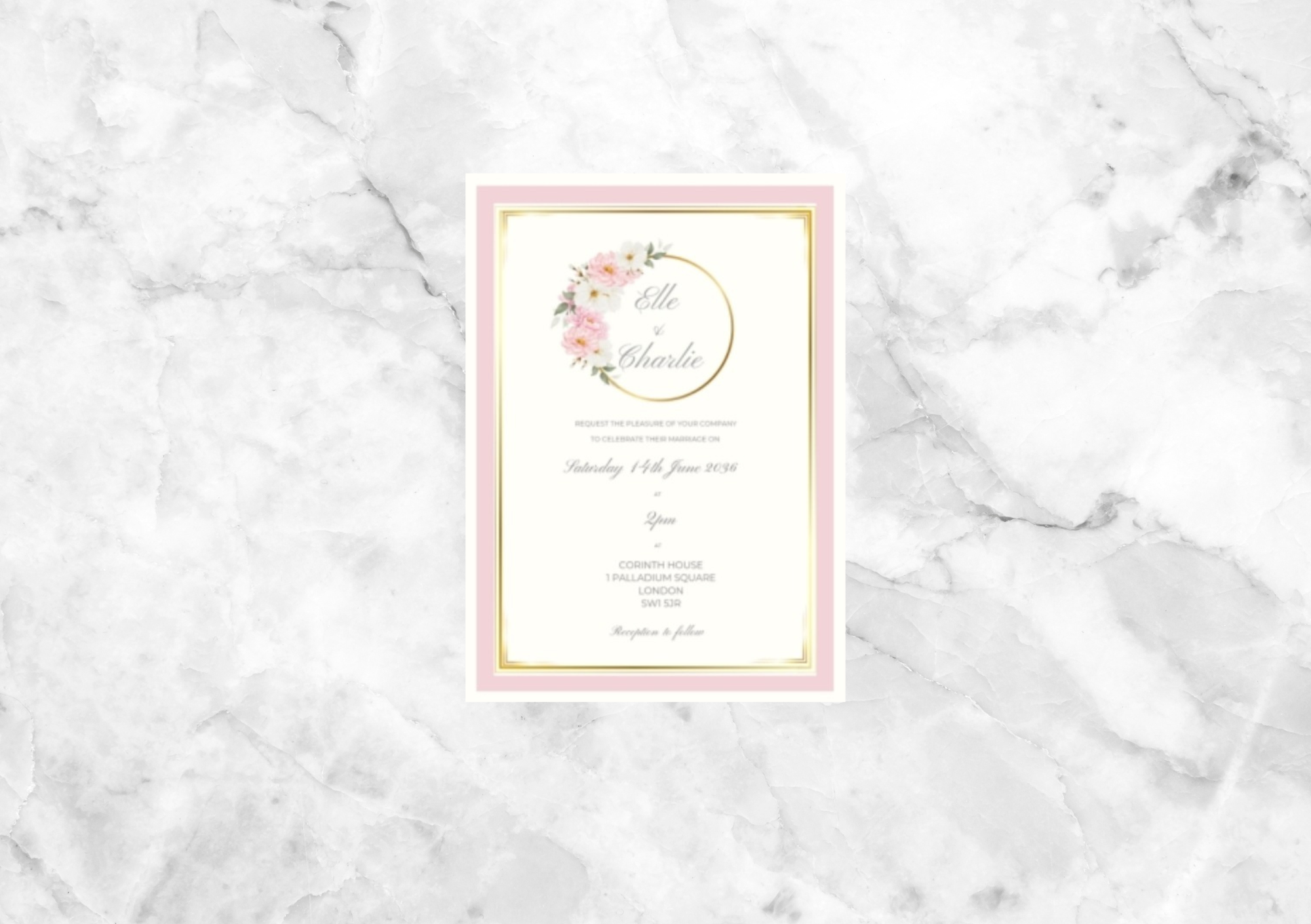 Bella Wedding Invitation Suite