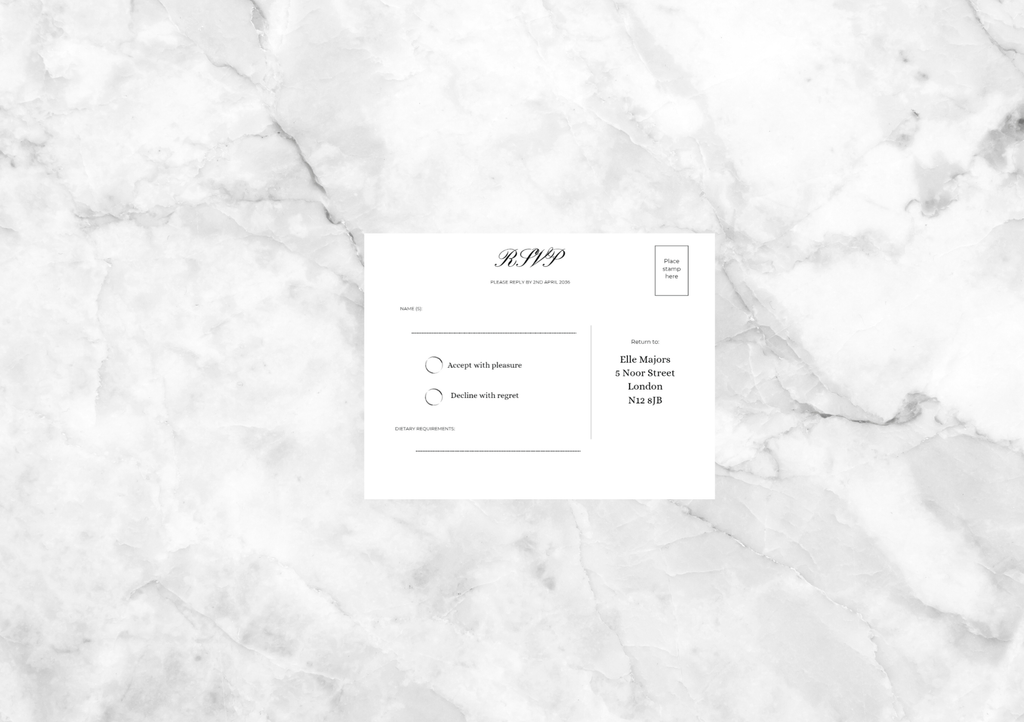 Victoriana Gatefold Wedding Invitation Suite