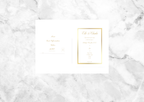 Aster Folded Wedding Invitation