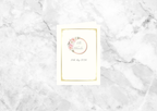 Encircled Folded Wedding Invitation