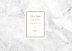 Blake Wedding Invitation Suite (Black)