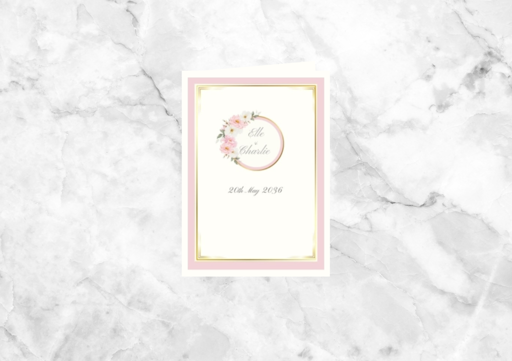 Bella Folded Wedding Invitation