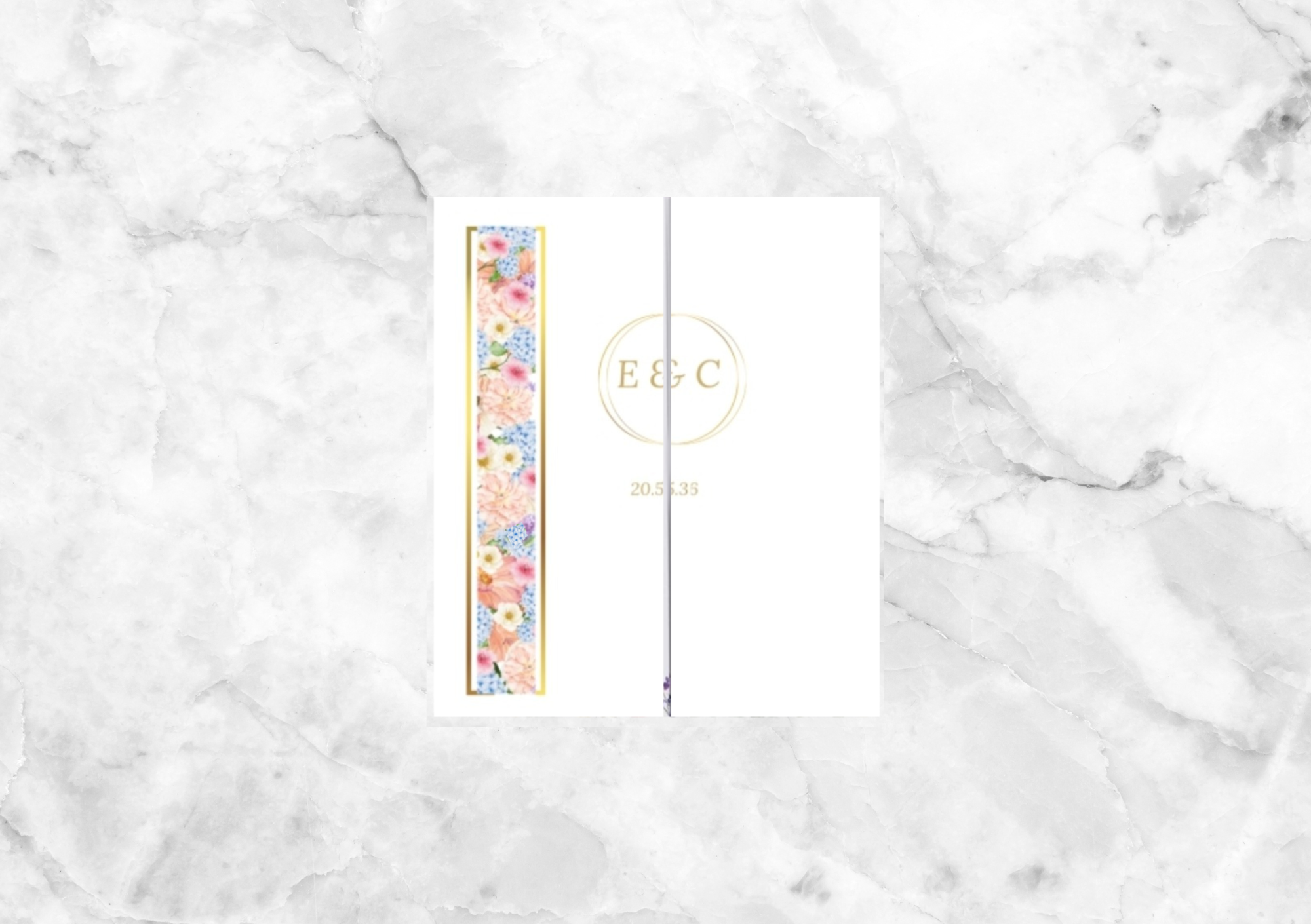 Golden Wedding Invitation Suite