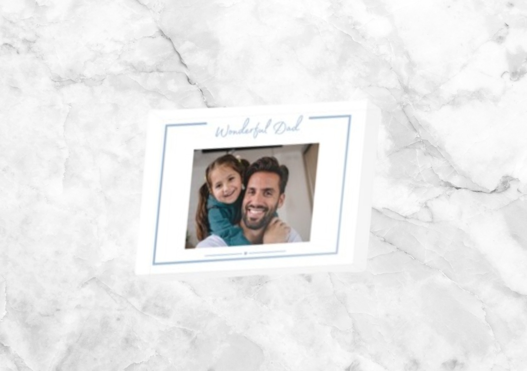 Wonderful Dad II Personalised Photo Block