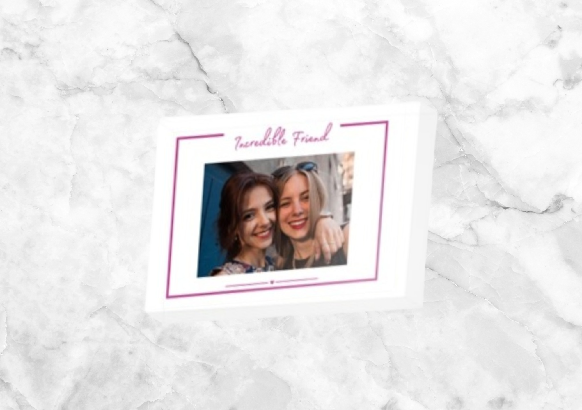 Incredible Friend Personalised Photo Block