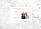 Cabe Photo Wedding Invitation Suite with Beautiful RSVP Card