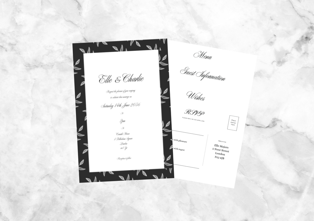 Victoriana II Wedding Invitation Suite