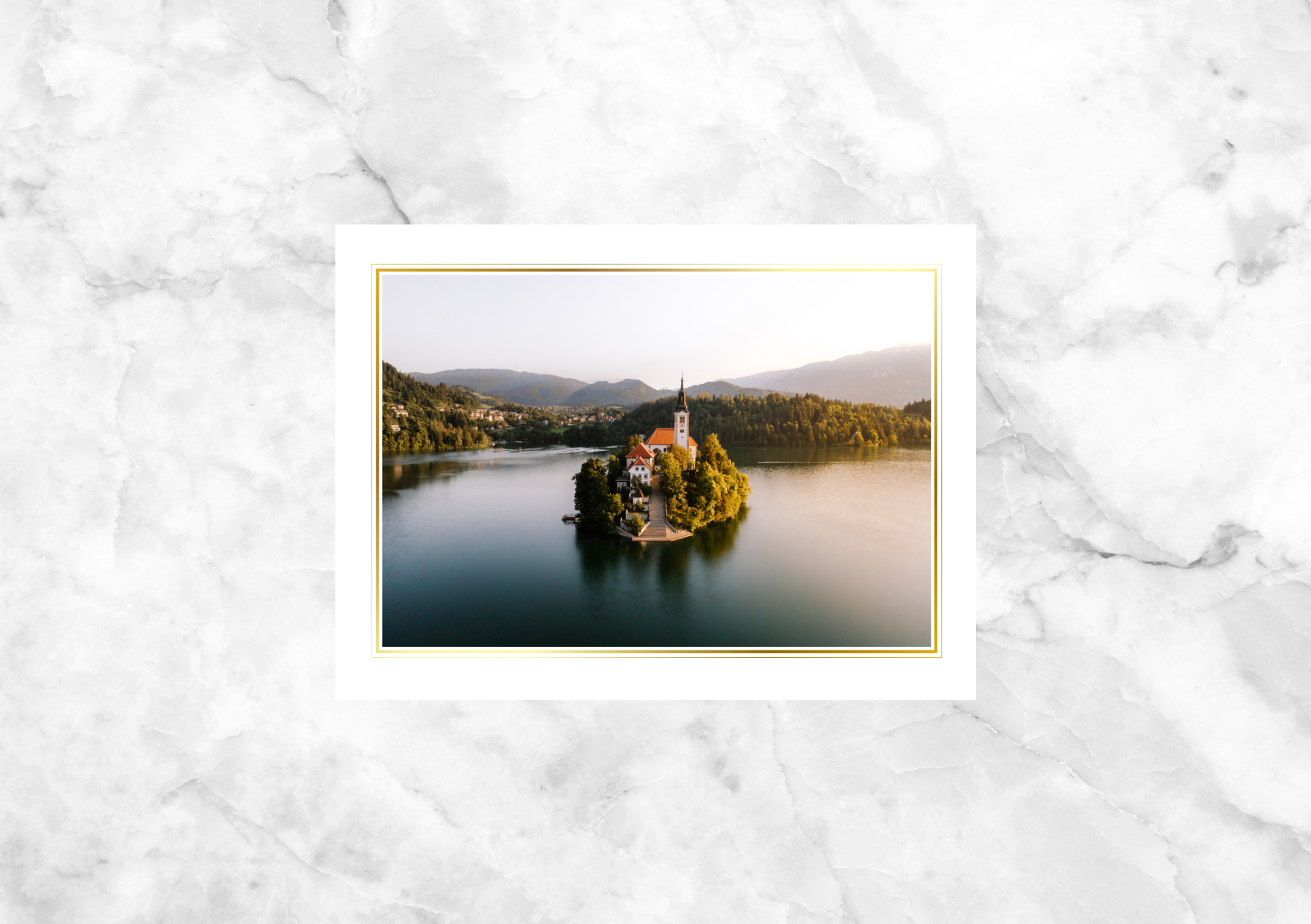 Cabe Photo Wedding Invitation with Beautiful RSVP Card