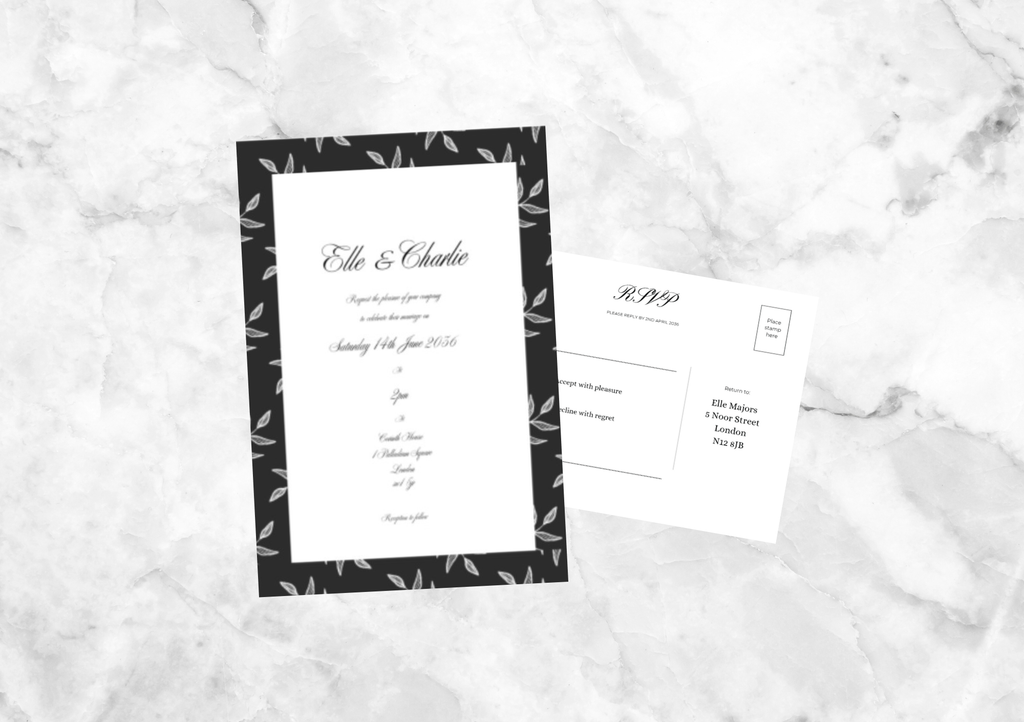 Victoriana II Wedding Invitation