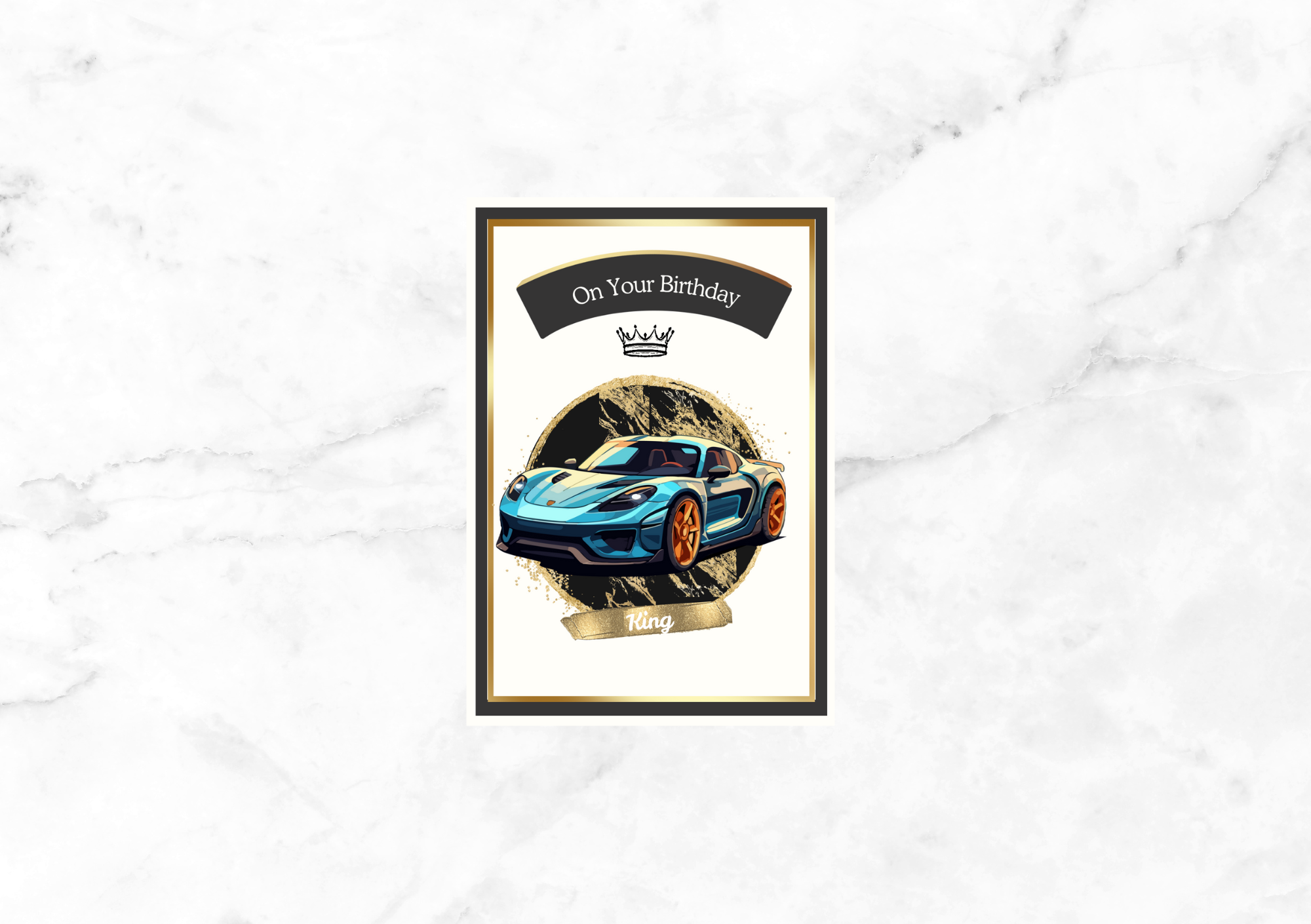 Amour Cars Birthday Card (My KingB)