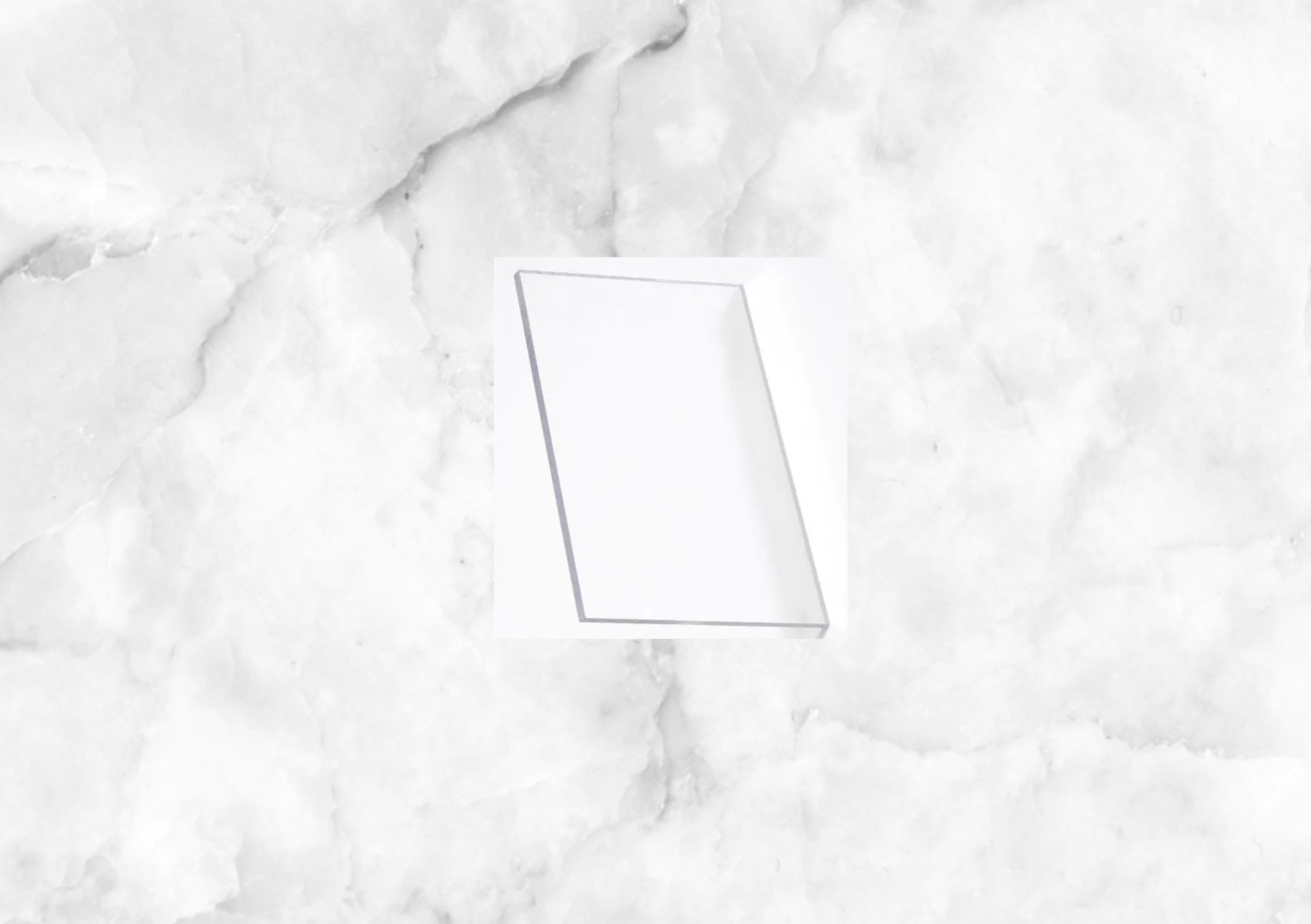 Acrylic Wedding Invitation