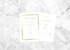 Blair Wedding Invitation Suite (Gold)