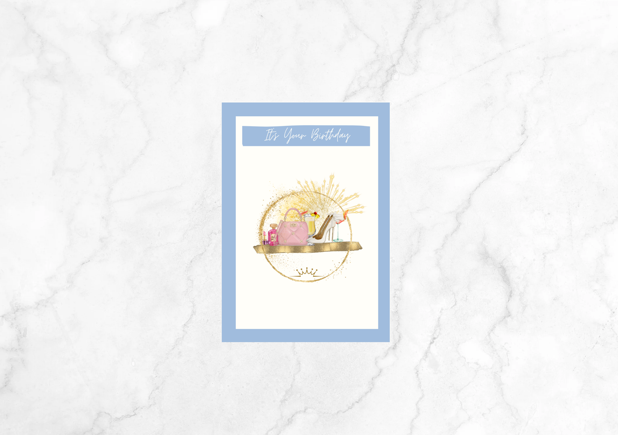 Libre Sephora Birthday Card (Blue)