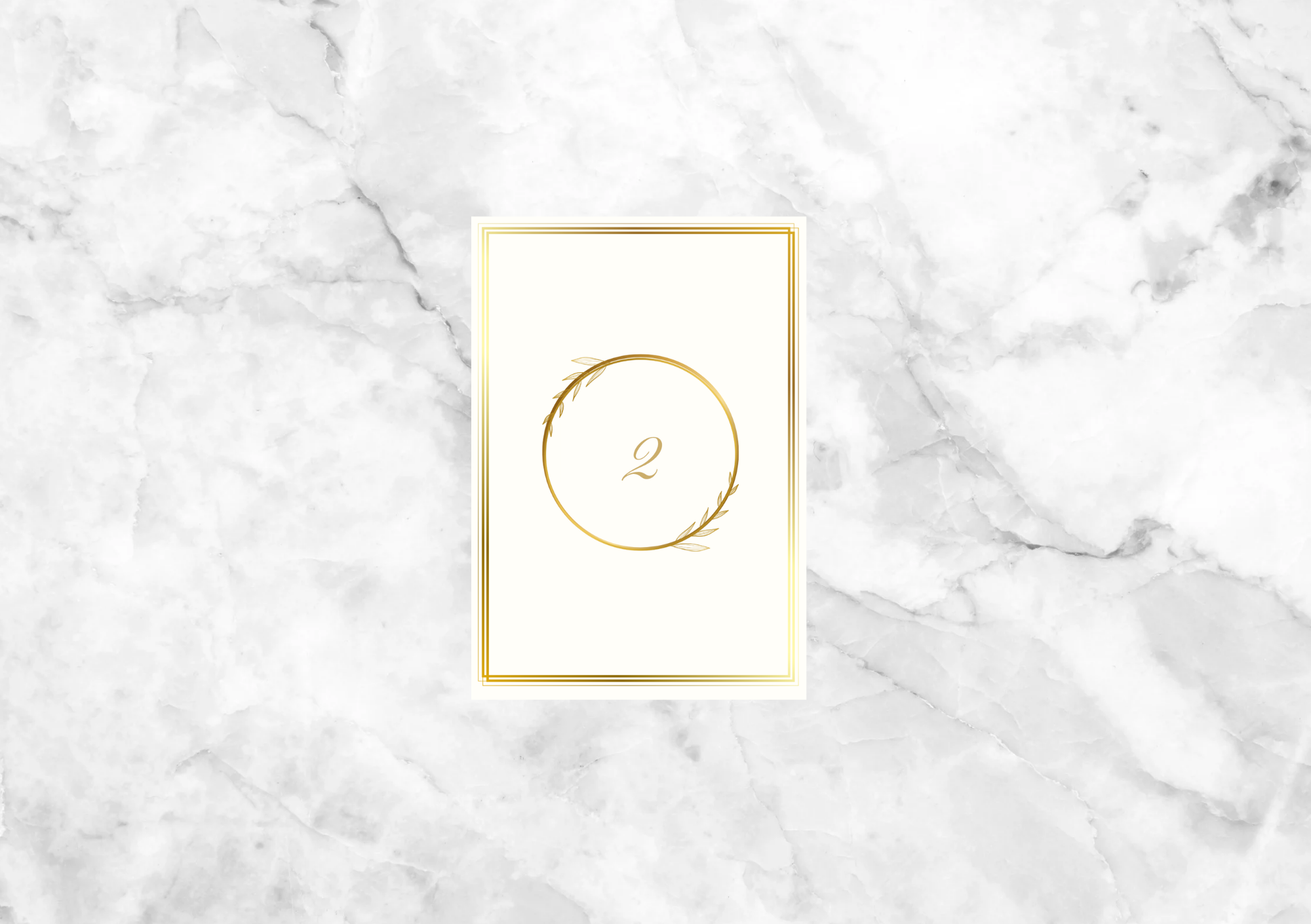 Daphne Wedding Table Numbers