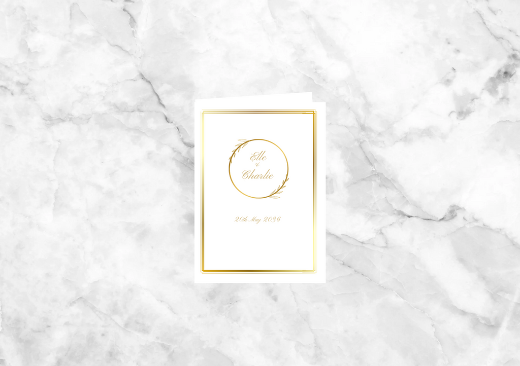 Daphne Folded Wedding Invitation