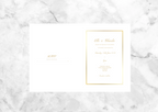 Helix Folded Wedding Invitation