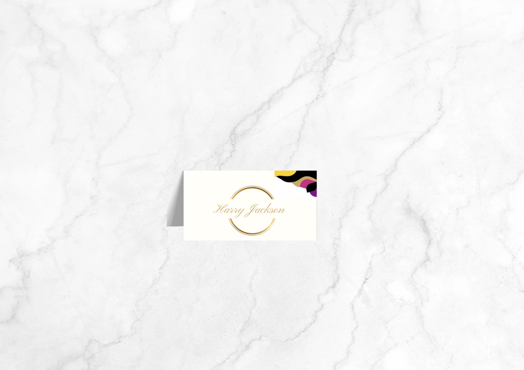 Helix Wedding Place Card