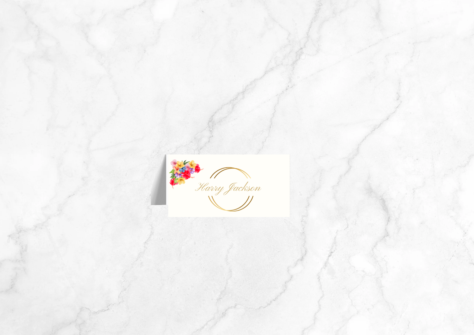 Bloom Wedding Place Card