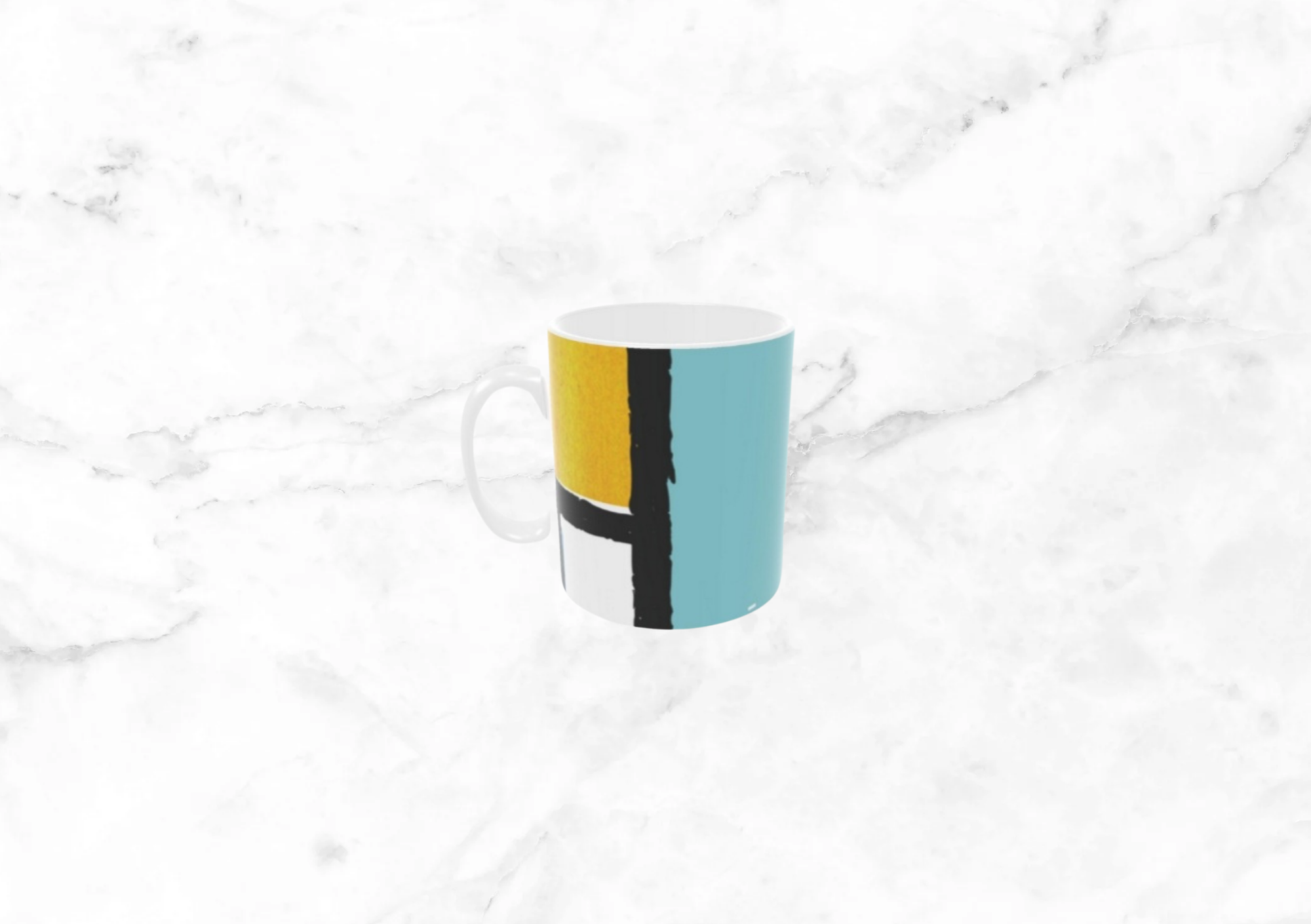 Mondrian Tea and Coffee Mug