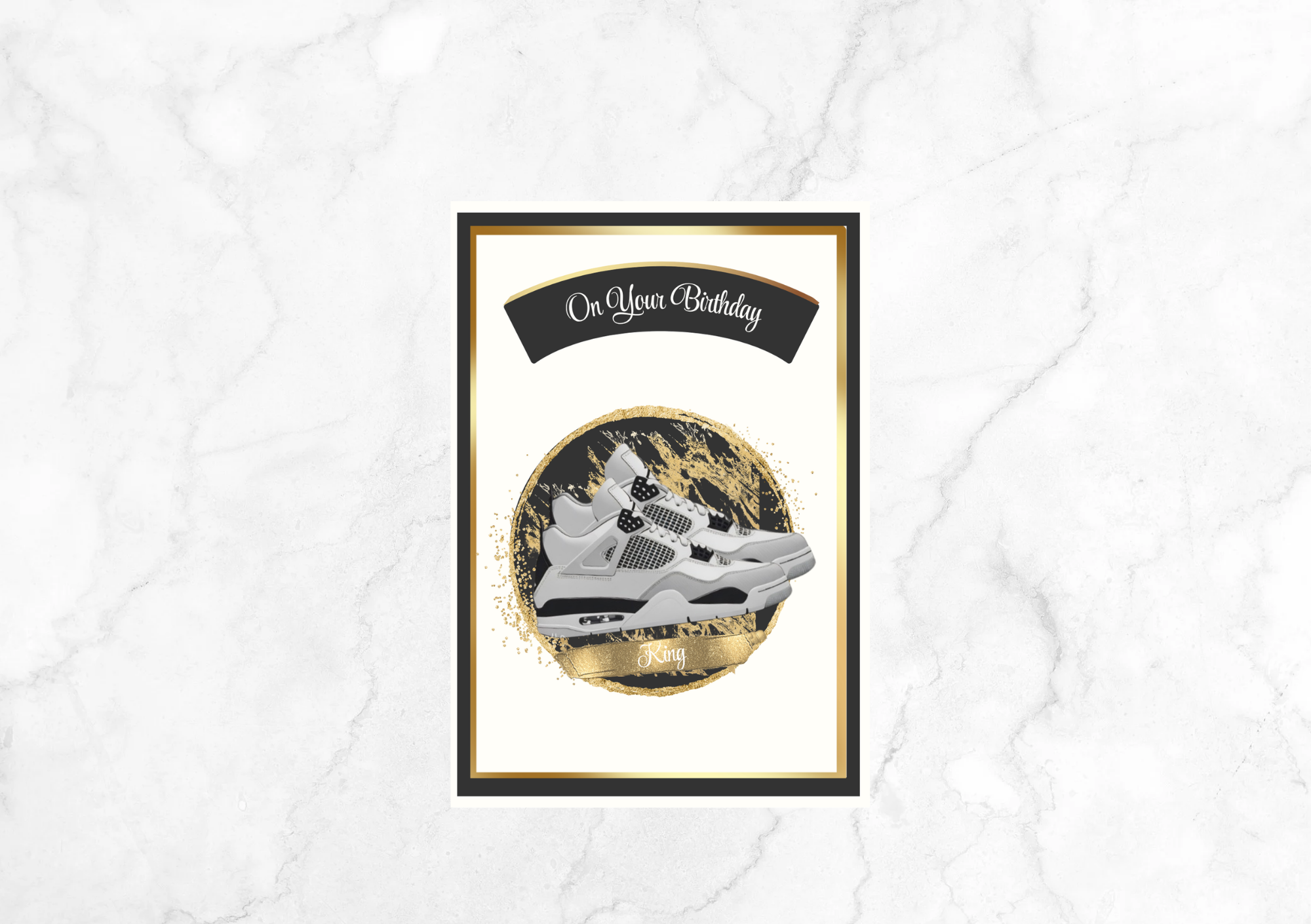 air jordan birthday card